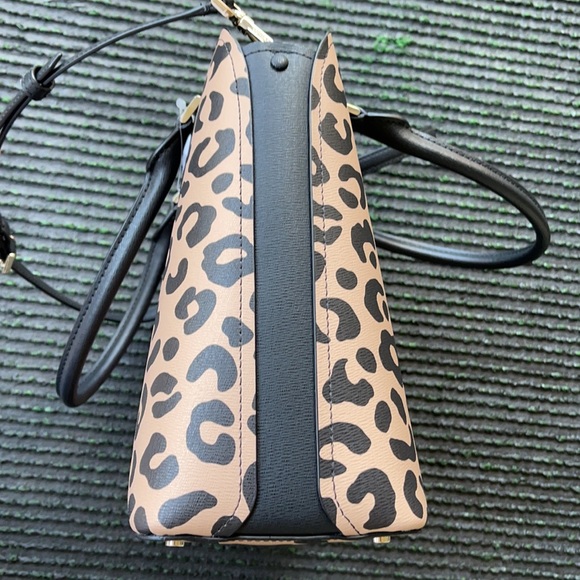 Kate Spade darcy graphic leopard large satchel - Picture 5 of 16